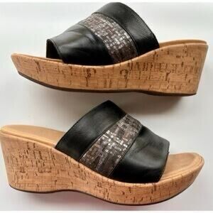 Naot Tiki Cork Platform Slide Sandals women’s size 7